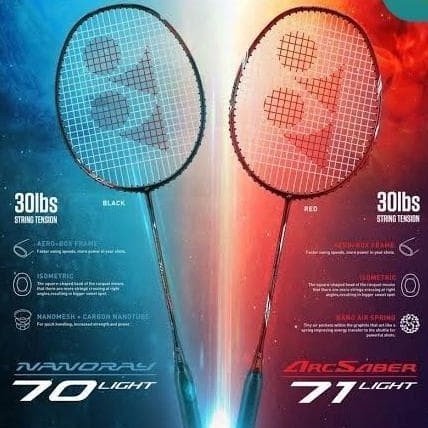 RAKET BADMINTON YONEX NANORAY 71 LIGHT ORIGINAL