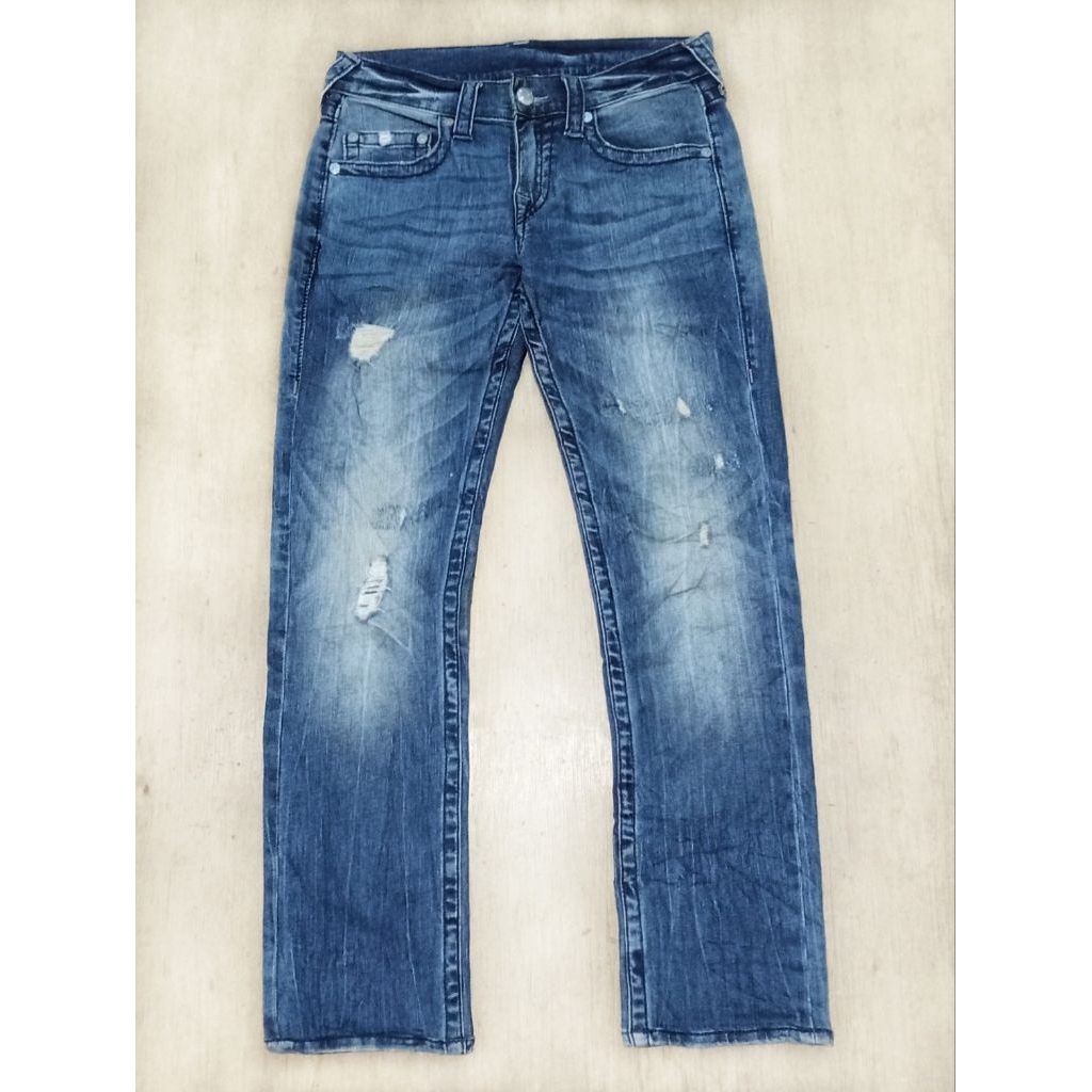 CELANA JEANS TRUE RELIGION RIPPED ORIGINAL