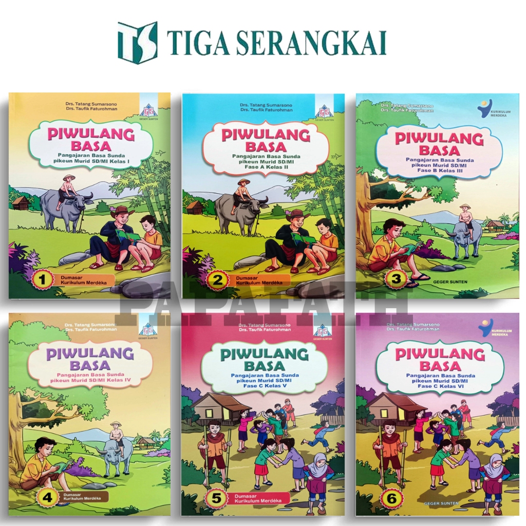 Buku Piwulang Basa Sunda SD MI Kelas 1 2 3 4 5 6 Kurikulum Merdeka Revisi Terbaru