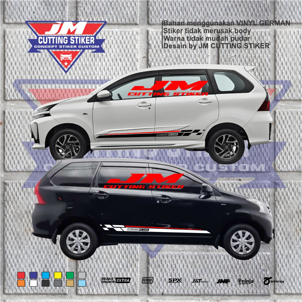 stiker body minimalis xenia avanza old stiker all mobil
