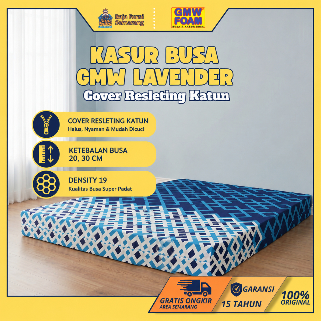 GMW FOAM / KASUR BUSA LAVENDER / KASUR BUSA RESLETING KATUN
