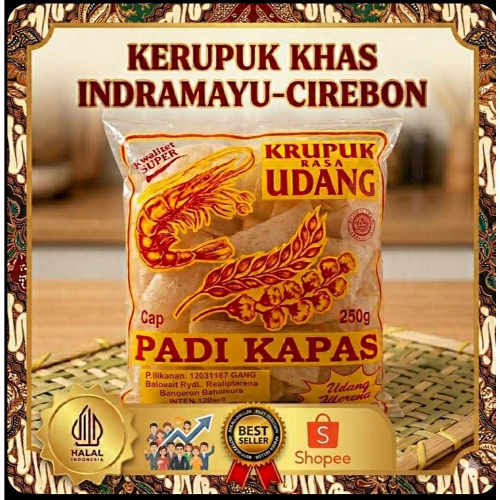 Kerupuk Udang Padi Kapas Khas Cirebon
