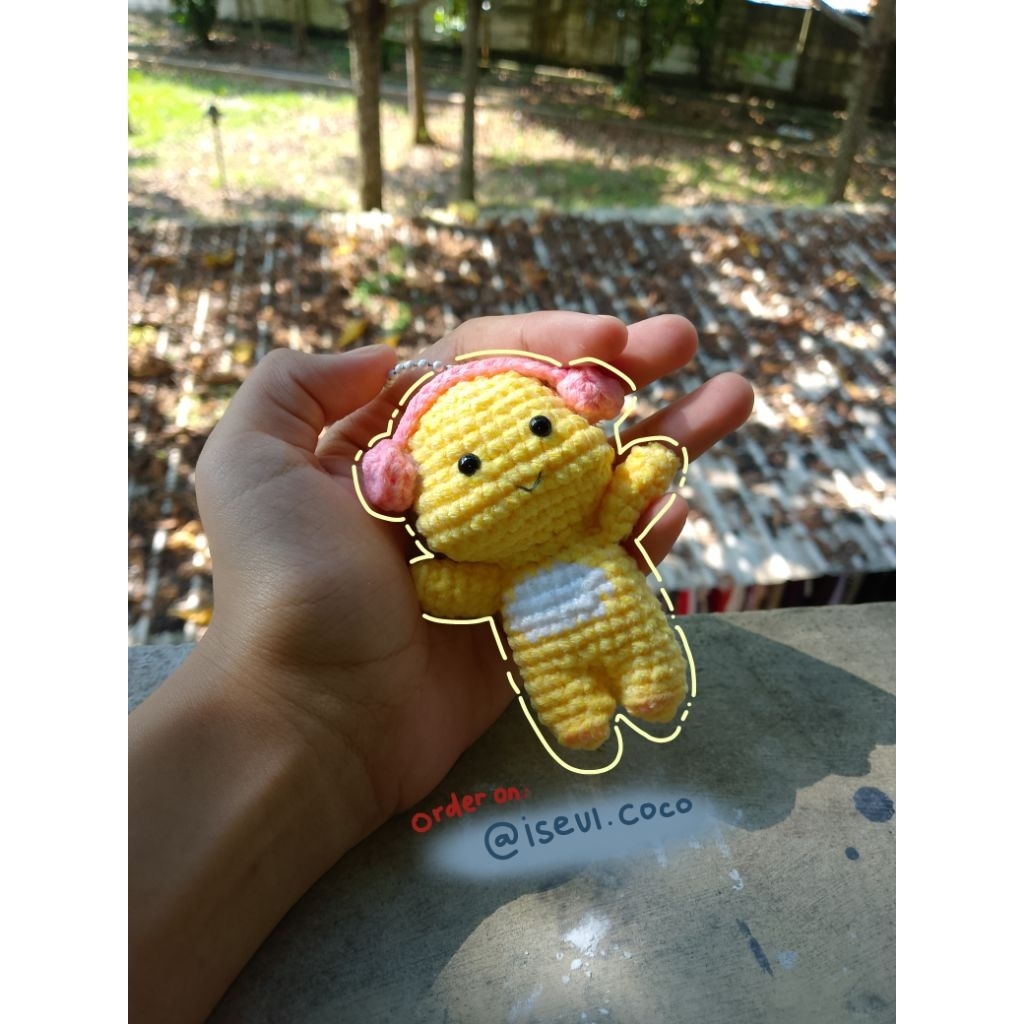 Ganci Rajut Nailong Keychain Nailong