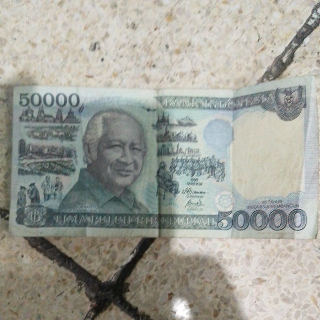 Uang Kertas Kuno Rp. 50.000
