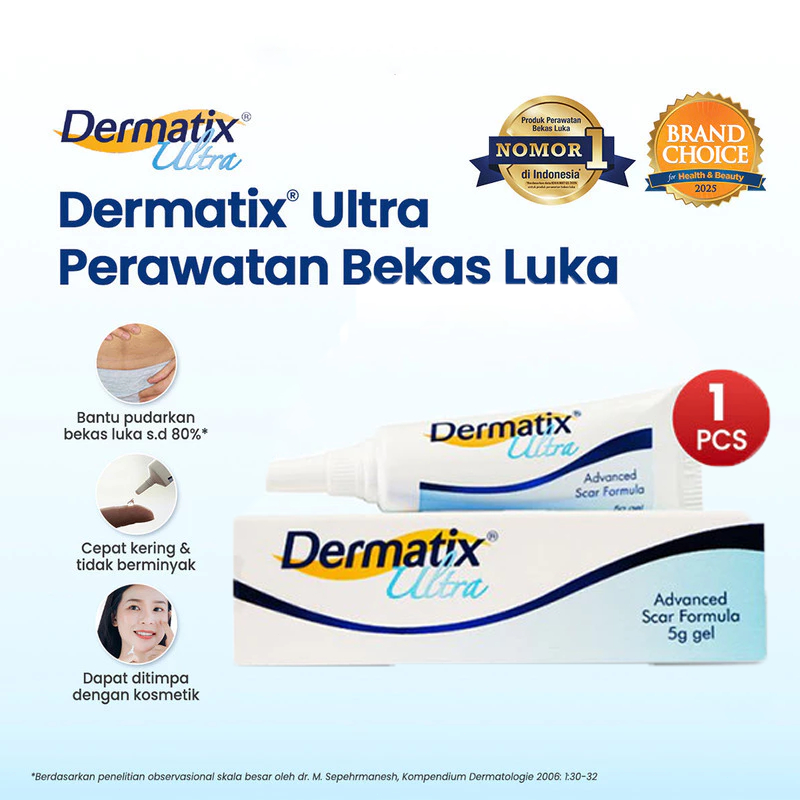 Dermatix Ultra 15Gr Cream Krim Penghilang Bekas Luka strechmark strech mark jahitan koreng keloid be
