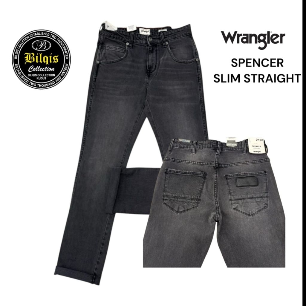 celana panjang wrangler pria original SPENCER SLIM STRAIGHT MELAR