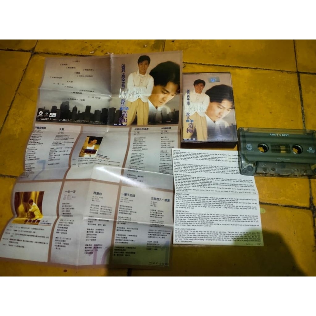 Kaset Andy Lau - Andy's Best Kaset Mandarin
