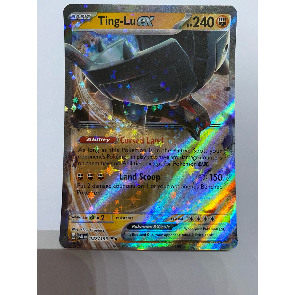 Pokemon TCG Paldea Evolved Ting-Lu ex English Card