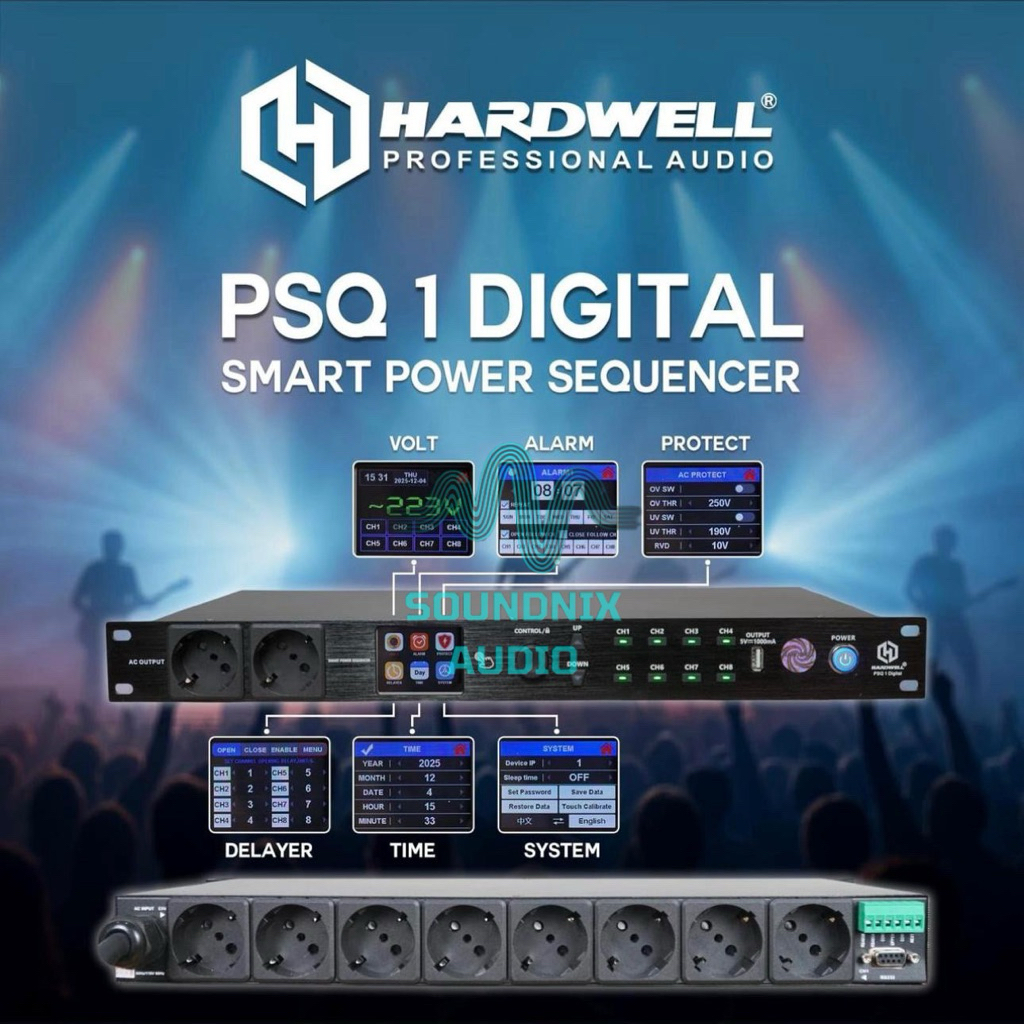 Hardwell PSQ 1 Digital Smart Power Sequencer New Garansi Resmi ( BISA COD )