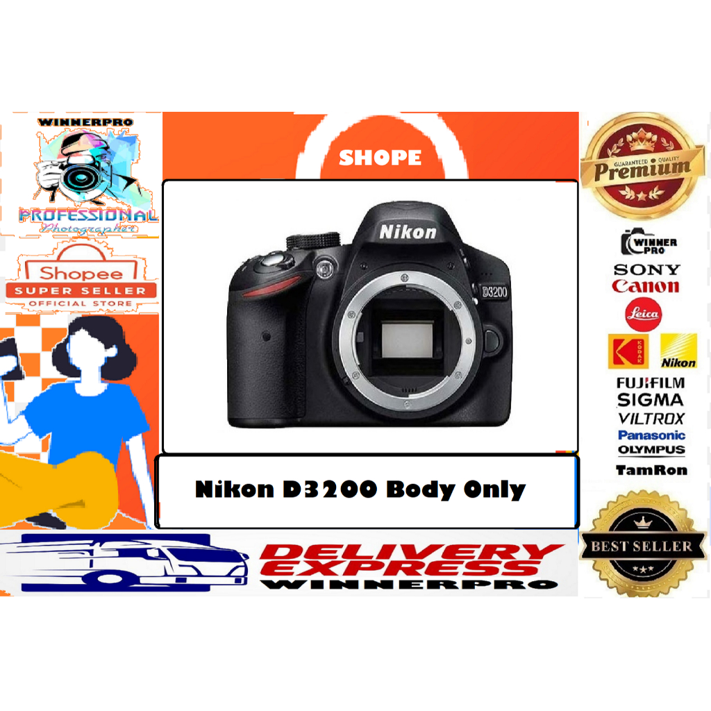 Kamera Nikon D3200 Body Only d3200