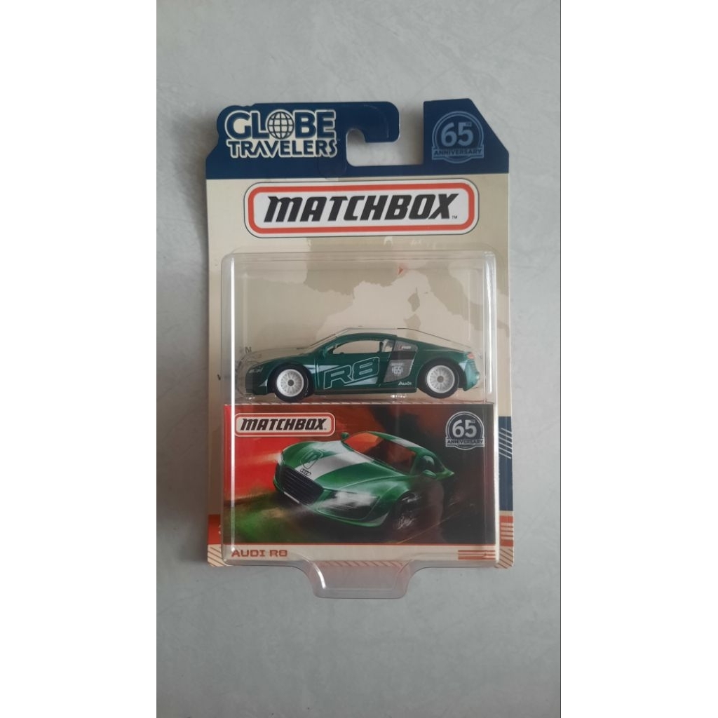 Matchbox Globe Travelers 65th Audi R8 diecast mbx ban karet anniversary murah