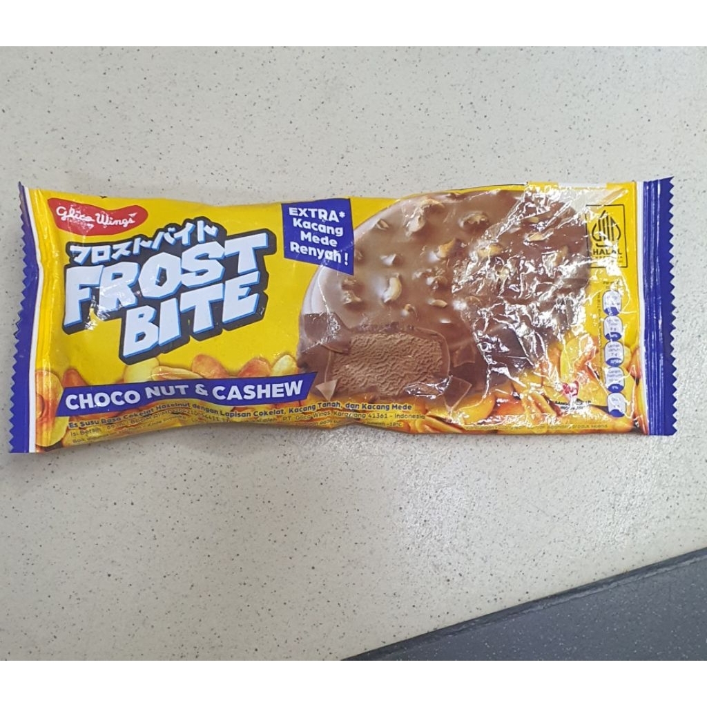 Glico Wings Frost Bite Choco Nut & Cashew ice cream 65ml