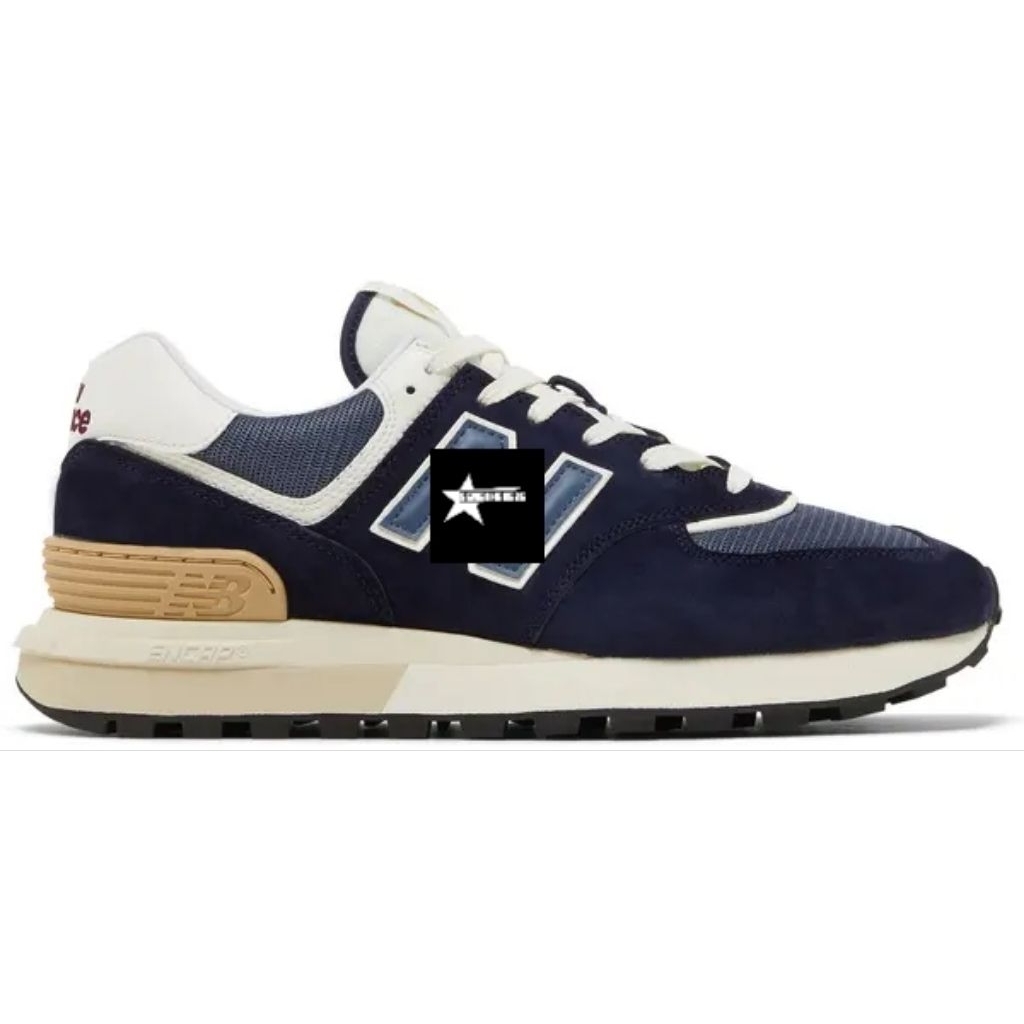 Sepatu NB 574 Legacy Navy Anggora