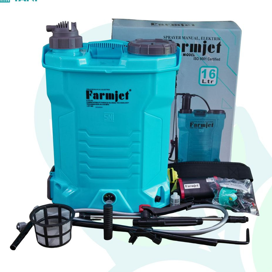 POMPA SPRAYER FARMJET 16 LITER 2IN1 (MANUAL & ELEKTRIK 16 LITER)