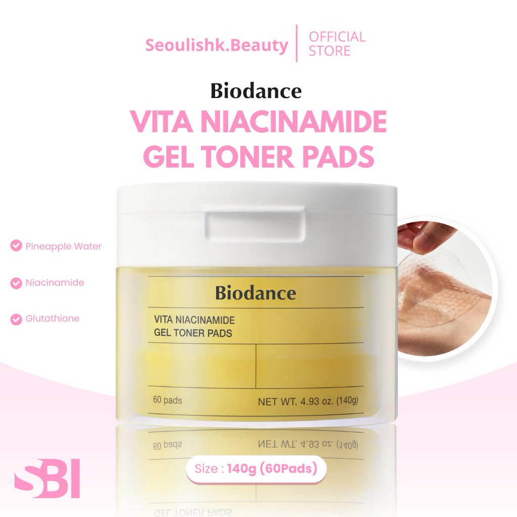 BIODANCE Vita Niacinamide Gel Toner Pads ( 60 Pads )