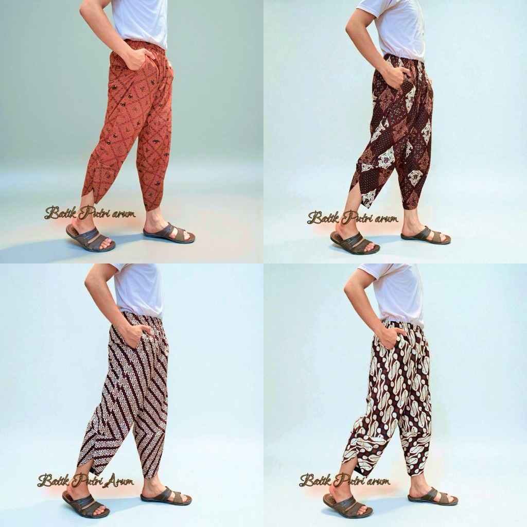 Celana batik kharem celana batik pria dan wanita terbaru  celana batik modern