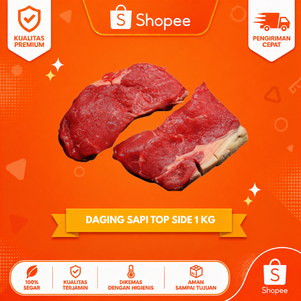 Daging Sapi Bagian Paha Belakang TOPSIDE 1 kg