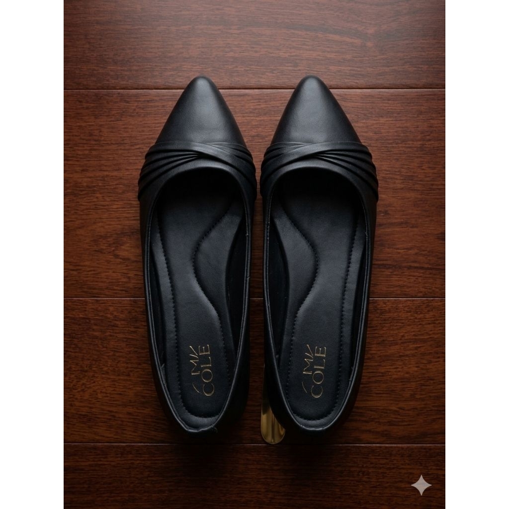 Sepatu Flat Shoes Wanita M&Z COLE / Sepatu Kerja Teplek Premium