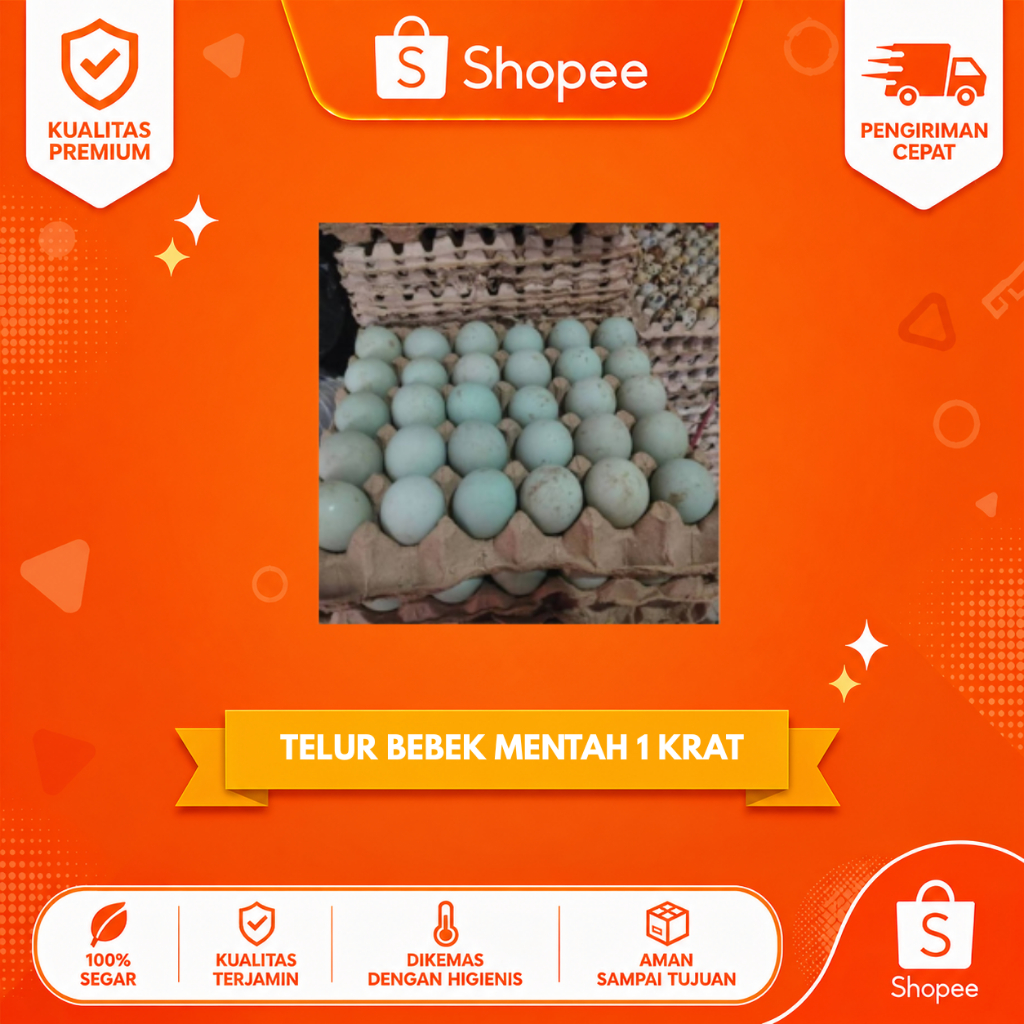 Telur Bebek Mentah 1 Krat