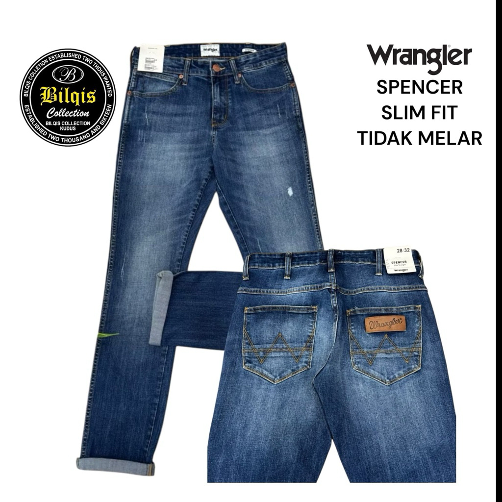 Celana Panjang Wrangler Original (Spencer Slim Straight Melar)