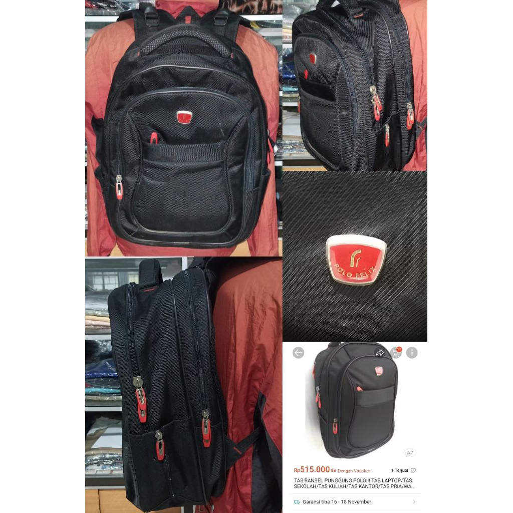 Tas Pria Wanita Second Premium Murah Berkualitas (Ransel/Selempang/Handbag/Tas Laptop/Tas Fashion/To