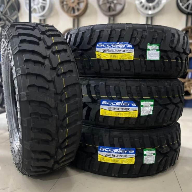 BAN MOBIL OFFROAD 265 75 R16 MERK ACCELERA BADAK X-TREME BAN TUBLES 265/75 RING 16