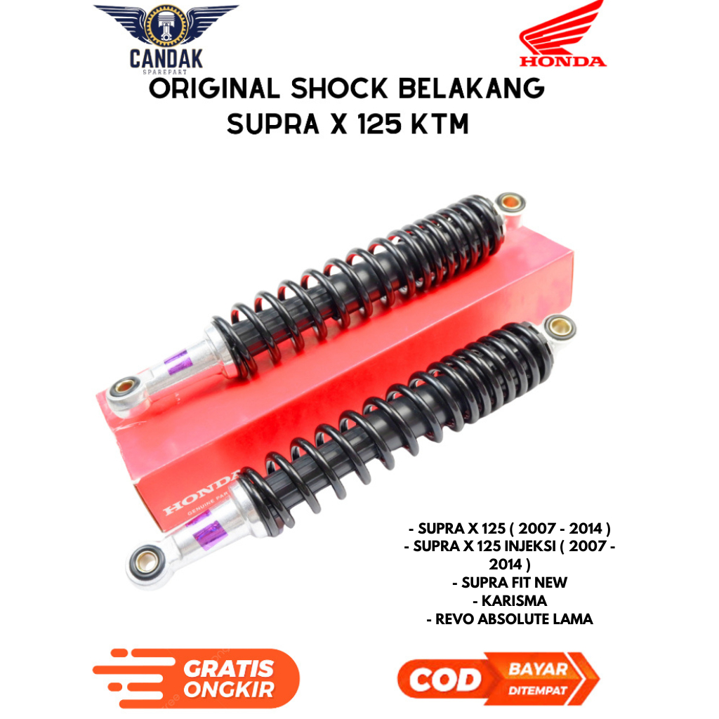 Original shock belakang supra x 125 KTM