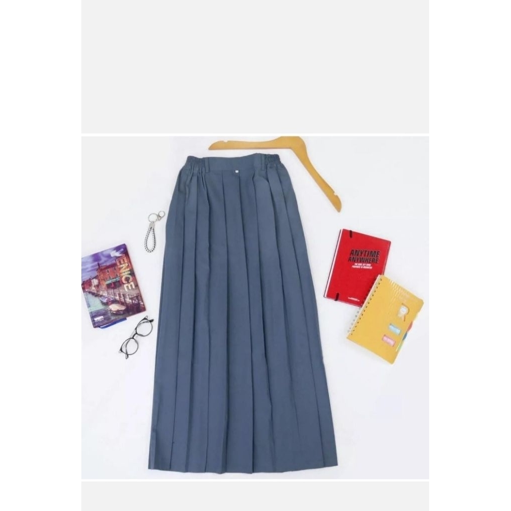 PROMO BIG SALE Rok SMA Full SMA Bahan Licin