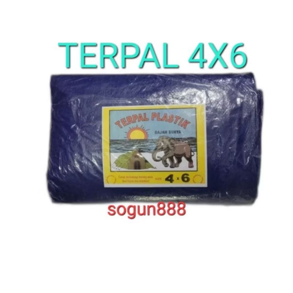 Terpal Plastik 4×6 meter. Terpal 6x4 type A3