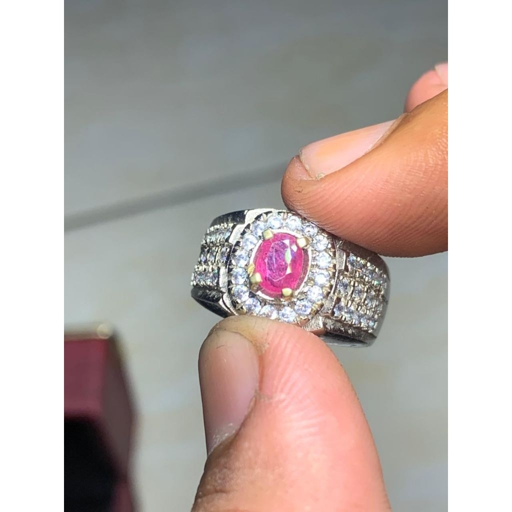 Natural Ruby Tanznia Pinkish Red