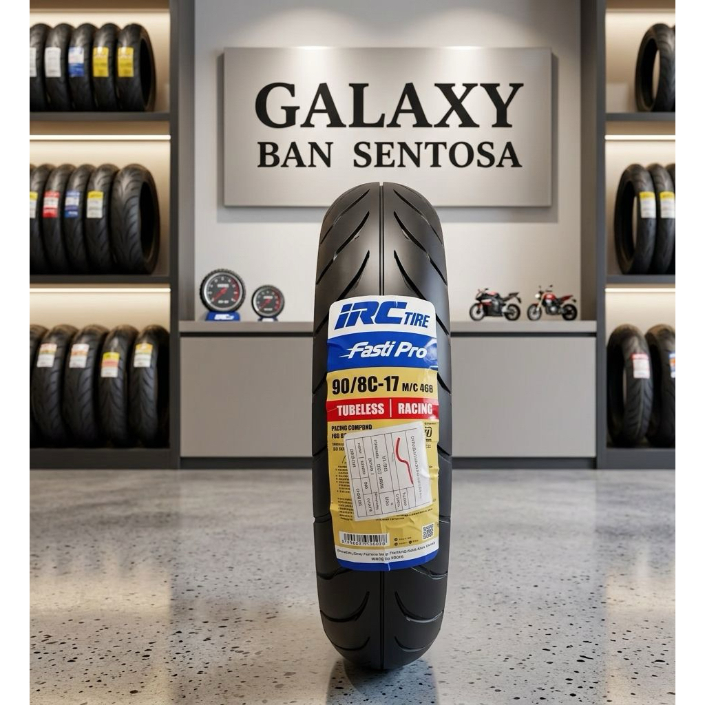 Ban IRC FASTI PRO 90/80-17 Tubeless Soft Compound