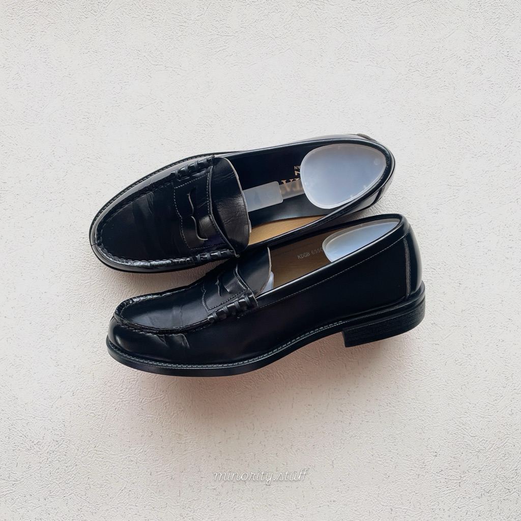 Haruta Arvin 6550 Penny Loafers Black