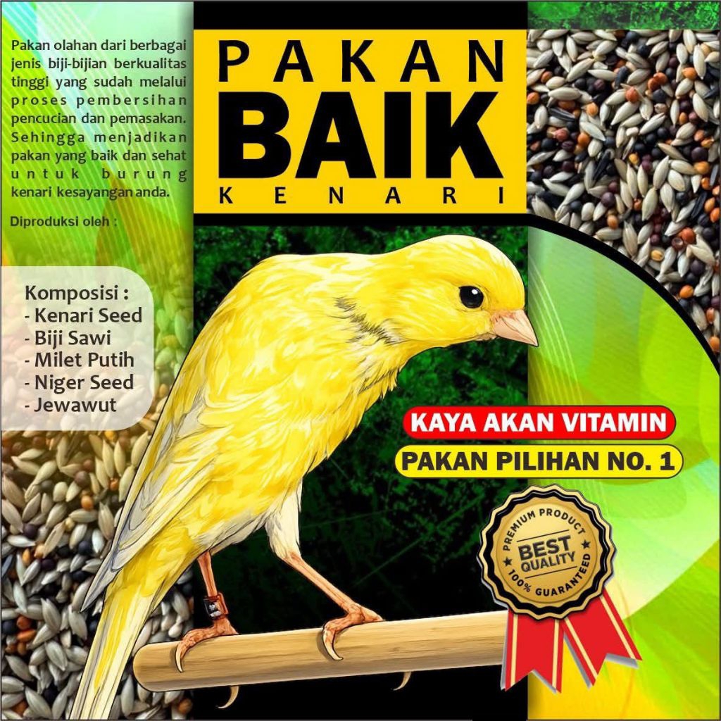 Pakan Baik Kenari - Pilihan No. 1
