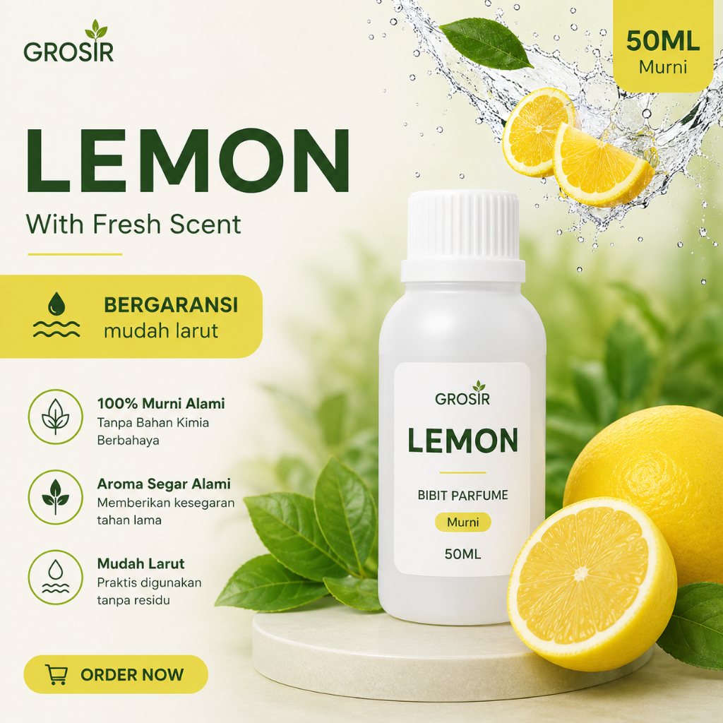 BIBIT PARFUM LEMON 50ML / BIANG PARFUM LEMON 50 ML
