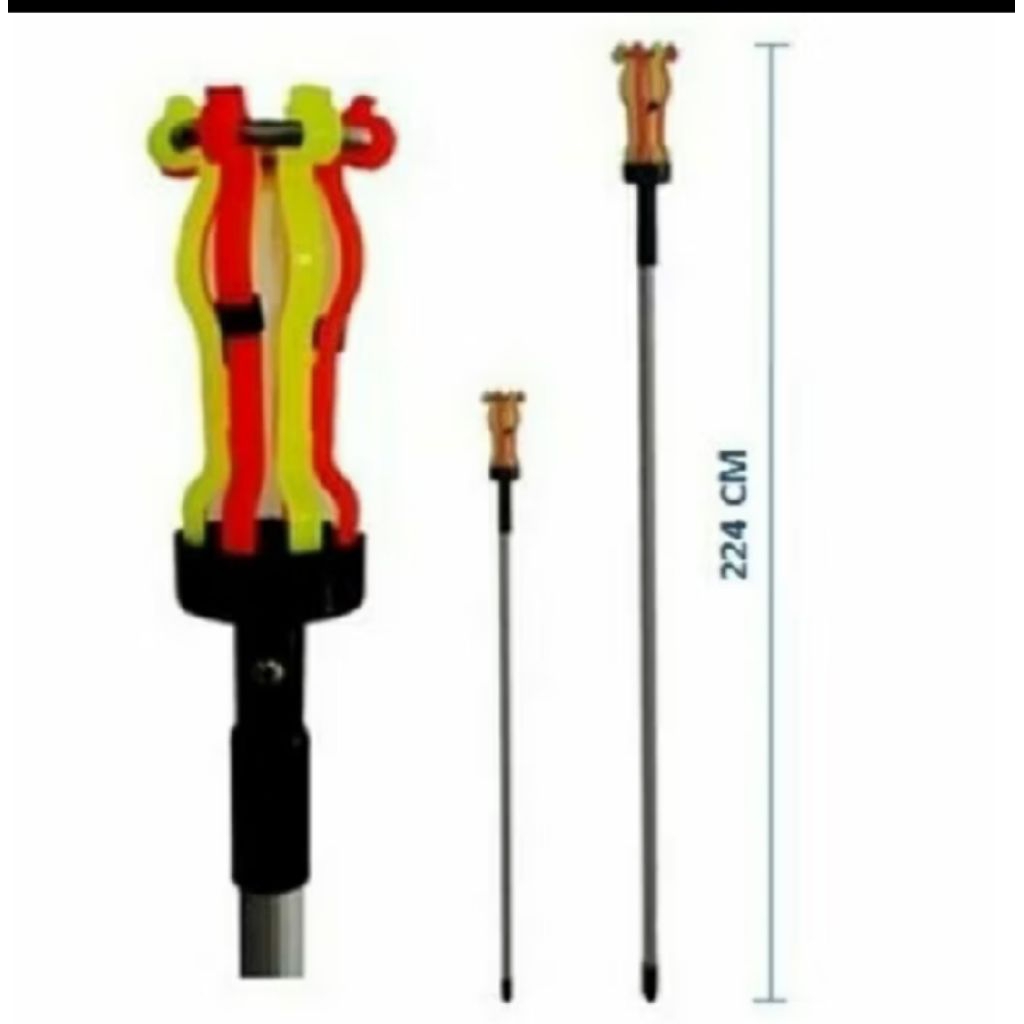 Tongkat lampu/tongkat pengganti lampu plafon/panjang 2 meter