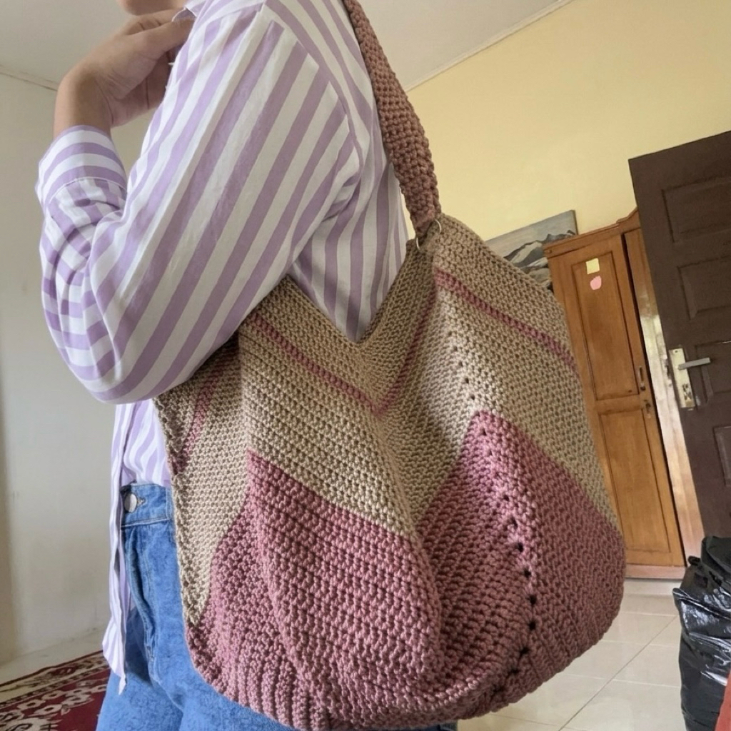 Tas rajut | Tote bag rajut | Ziggy Tote bag
