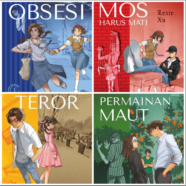 Novel Horor Johan Series : Obsesi / Pengurus MOS Harus Mati / Permainan Maut / Teror - Lexie Xu