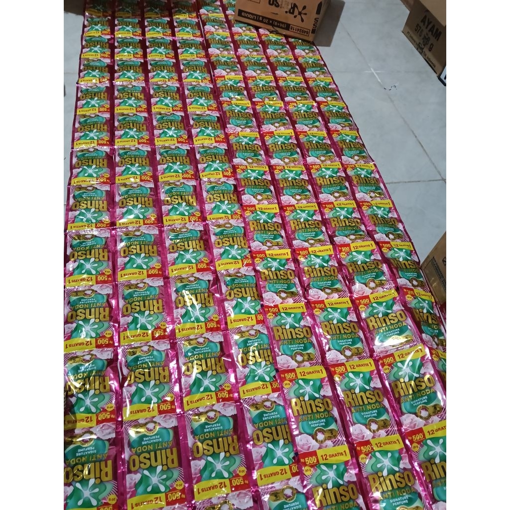 Rinso cair 20 g isi 104 sachet /1 dus