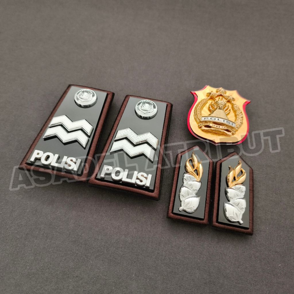 SET KOMPLIT PANGKAT AIPTU PDH LIS BORDIR / PANGKAT AIPTU PDH POLRI / PANGKAT AIPTU PDH LIS BORDIR