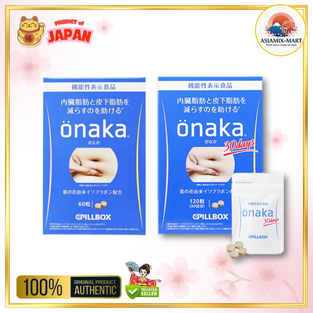 READY STOCK Onaka Diet Pelangsing Perut Onaka 60 pills Onaka 120 pills Membantu Membakar Lemak Perut