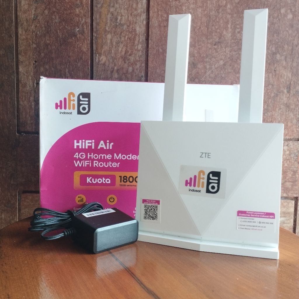 Modem Wifi Hifi Air Indosat IM3 Kartu 3 Three 4G LTE ZTE K10 High Speed Internet Stabil