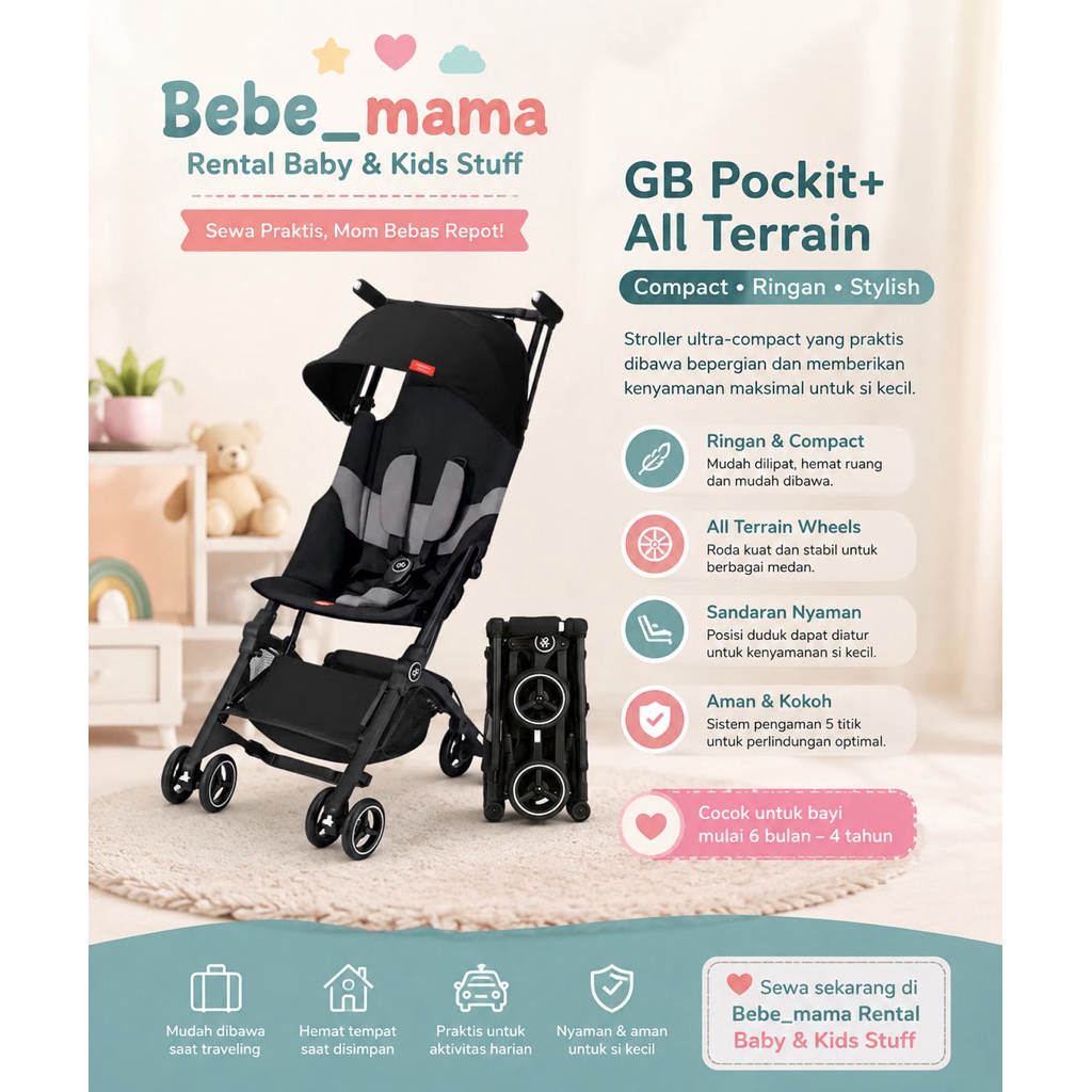 Stroller GB Pockit + All Terrain