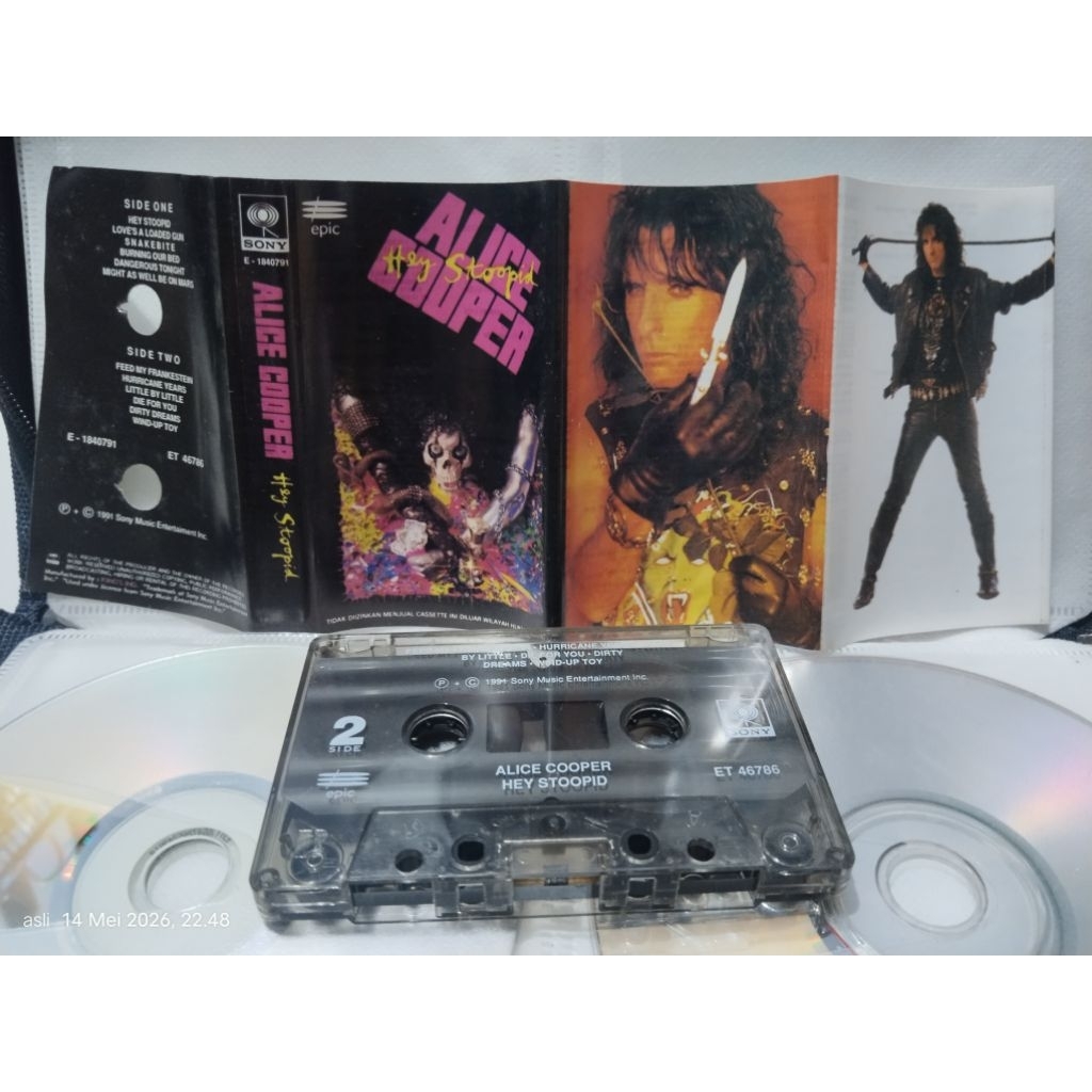 kaset pita Alice cooper // hey stoopid