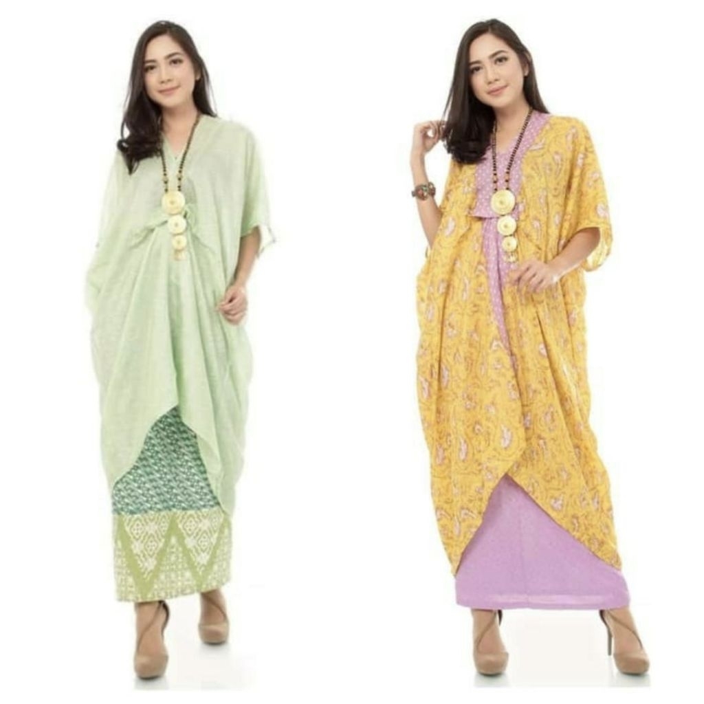 Setelan Kaftan Batik Alivia