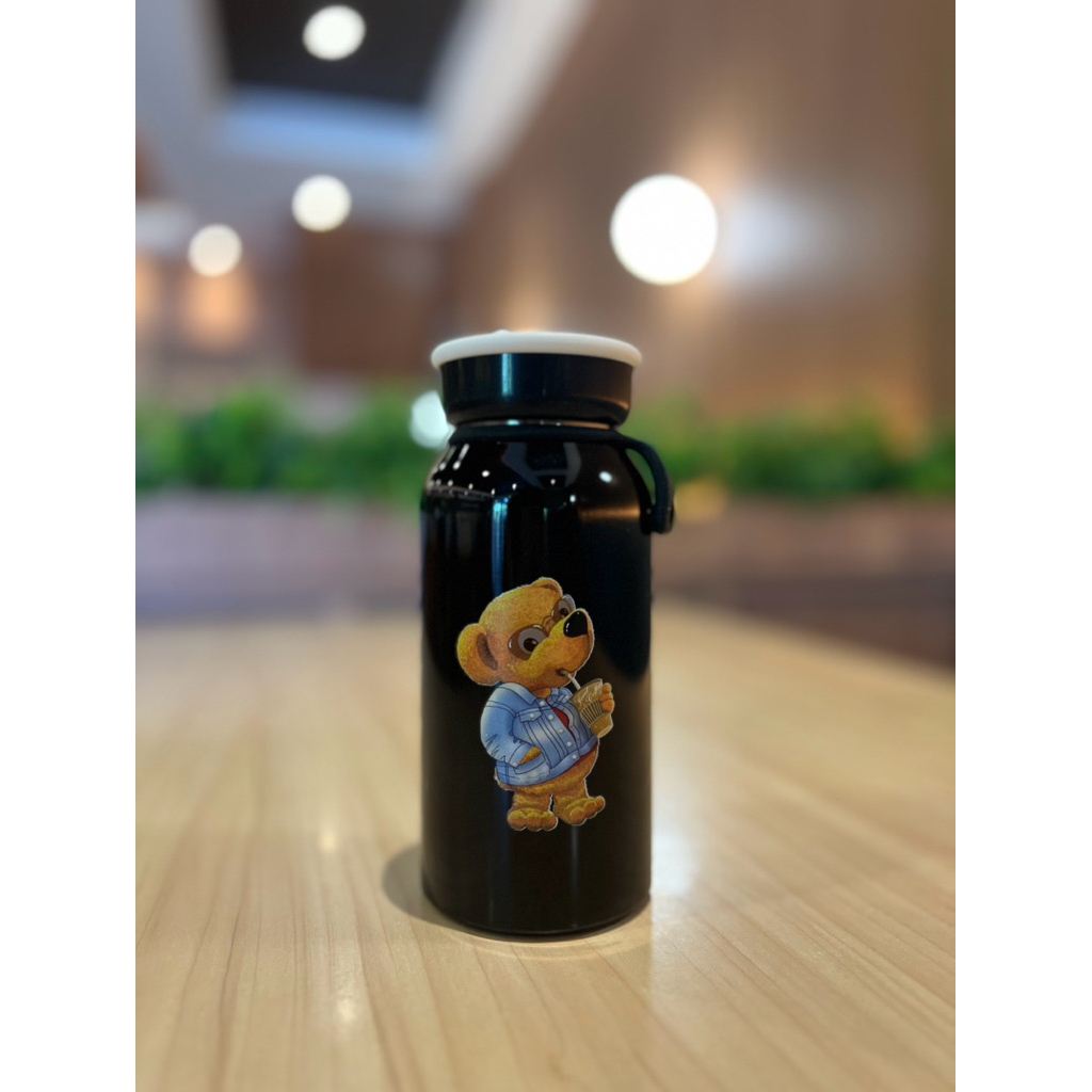 Tumbler motif beruang / tumbler stainless sus 316 / Tumber food grade / Lylia Doodwear