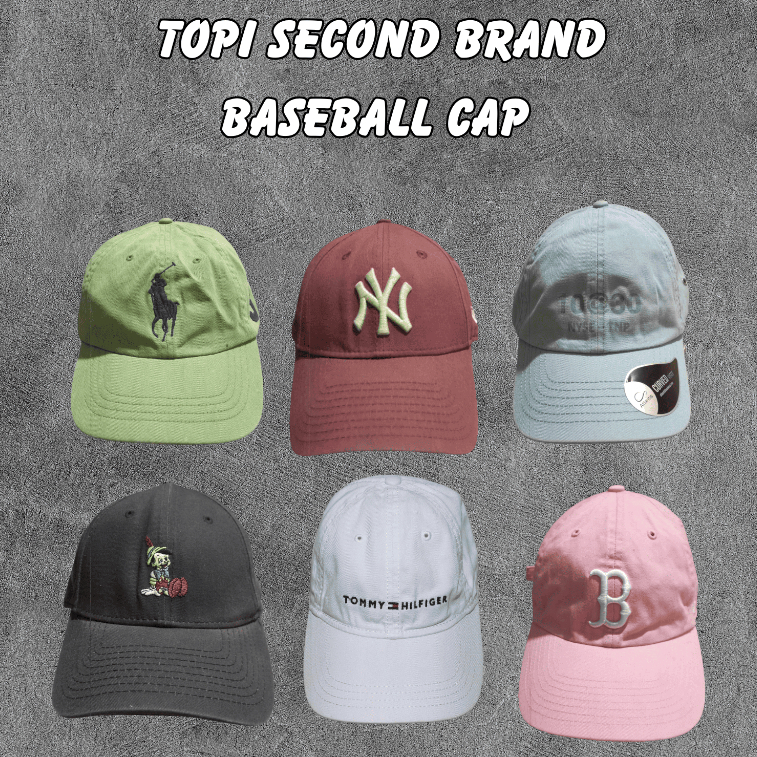 Topi Baseball Cap Second Brand Mix Brand All size| Original Import Style