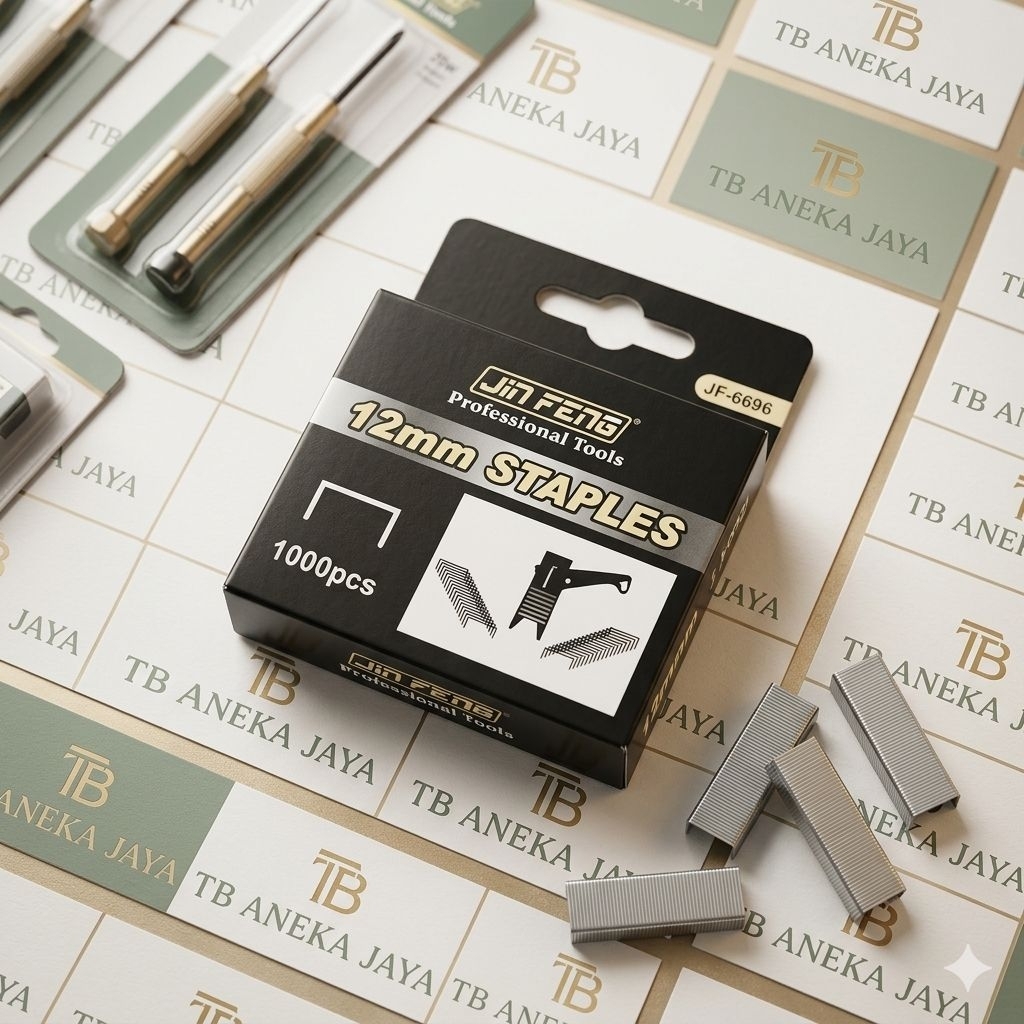 ISI STAPLES TEMBAK 12mm  untuk Jok , sofa , spanduk , peti kayu dll