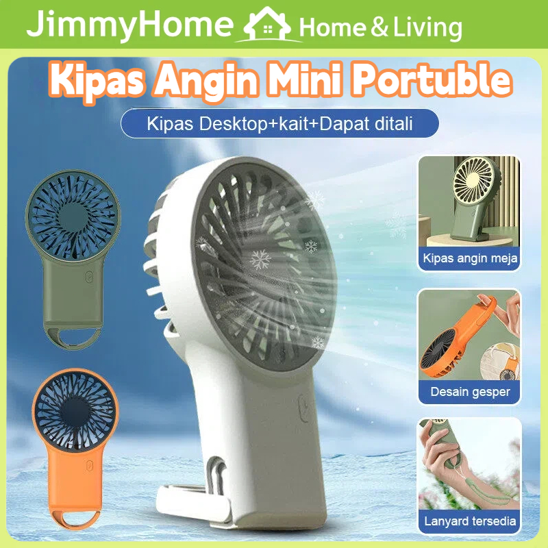 Obral--Kipas Angin Portable Kipas Kecil Mini Recharge Mini Fan Portable Kipas Mini Gantung Kipas Dud