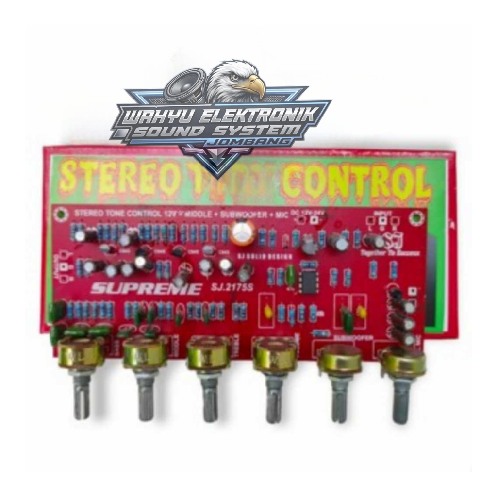 Tone Control DC Stereo Middle Midle + SUBWOOFER Original