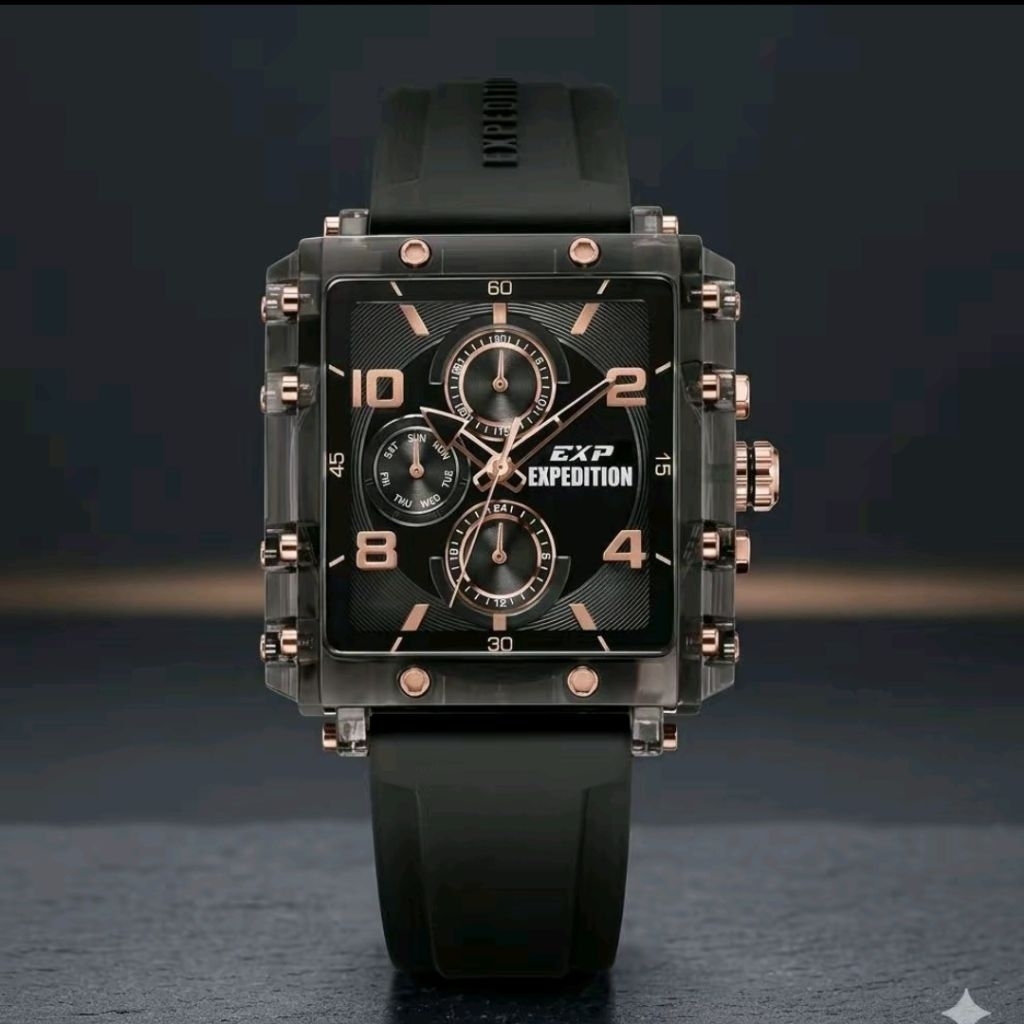 Expedition 6808 Full Black Karet Wanita Original